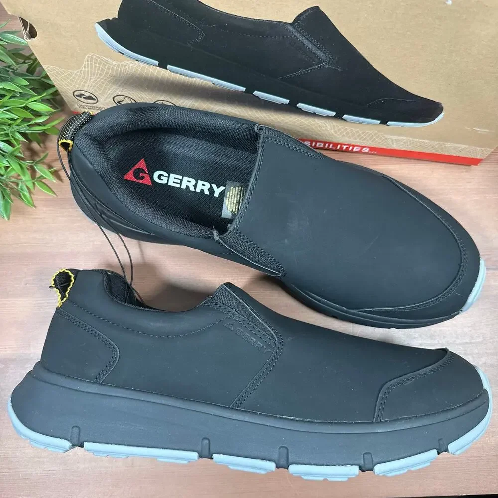 Gerry Men's Moc II Black Slip On Shoes‎ Size 13